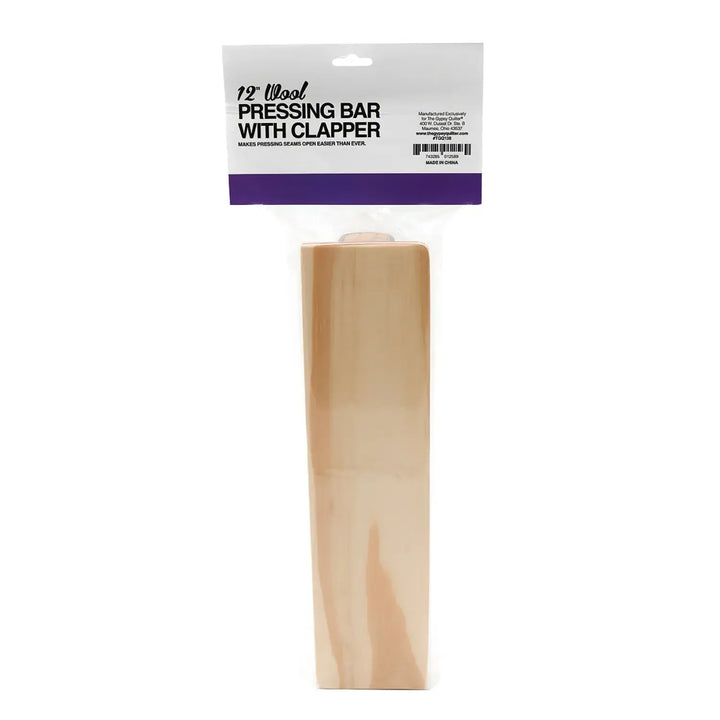 12" Wool Presser Bar with Clapper | The Gypsy Quilter 