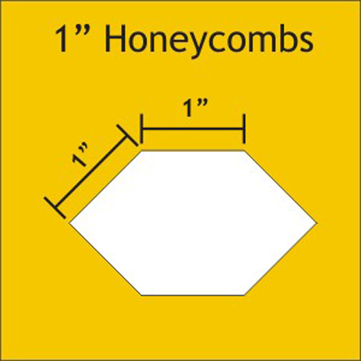 1" Honeycomb 100ct Paper Pieces | Paper Pieces