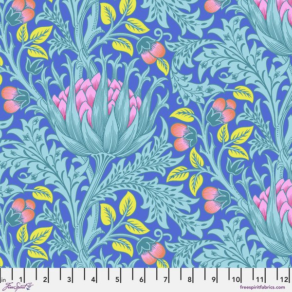 Artichoke in Blue | Kaffe Fassett x Morris &amp; Co. | PWKW001.BLUE