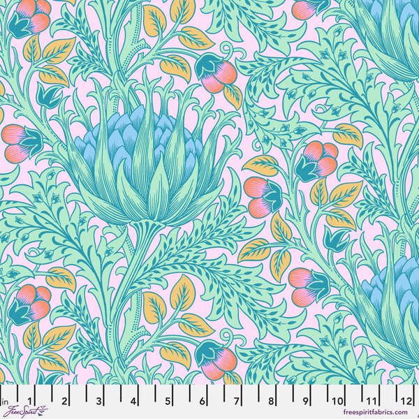 Artichoke in Lavender | Kaffe Fassett x Morris &amp; Co. | PWKW001.LAVENDER