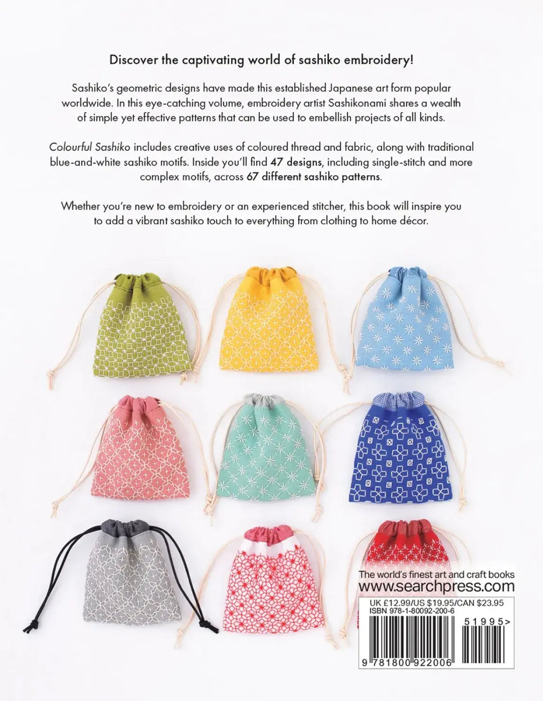 Colourful Sashiko Book