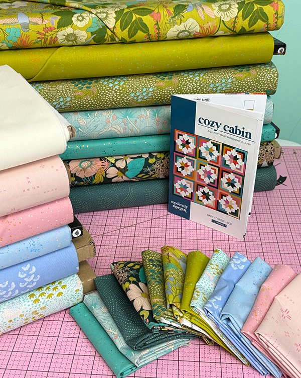 Cozy Cabin Quilt Kit | Stillwater Colorway | Modernly Morgan