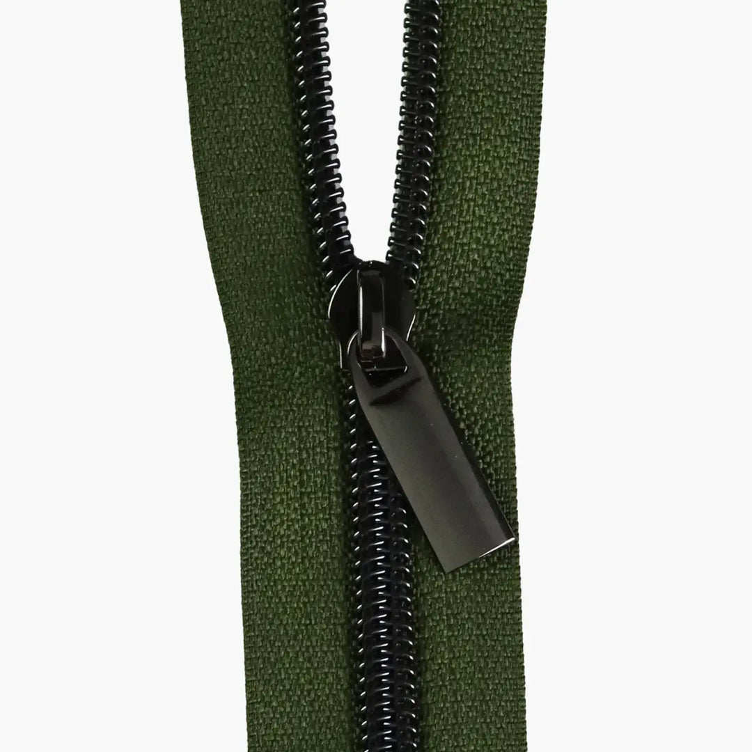 Fern Nylon Coil in Gunmetal Zippers | Sallie Tomato