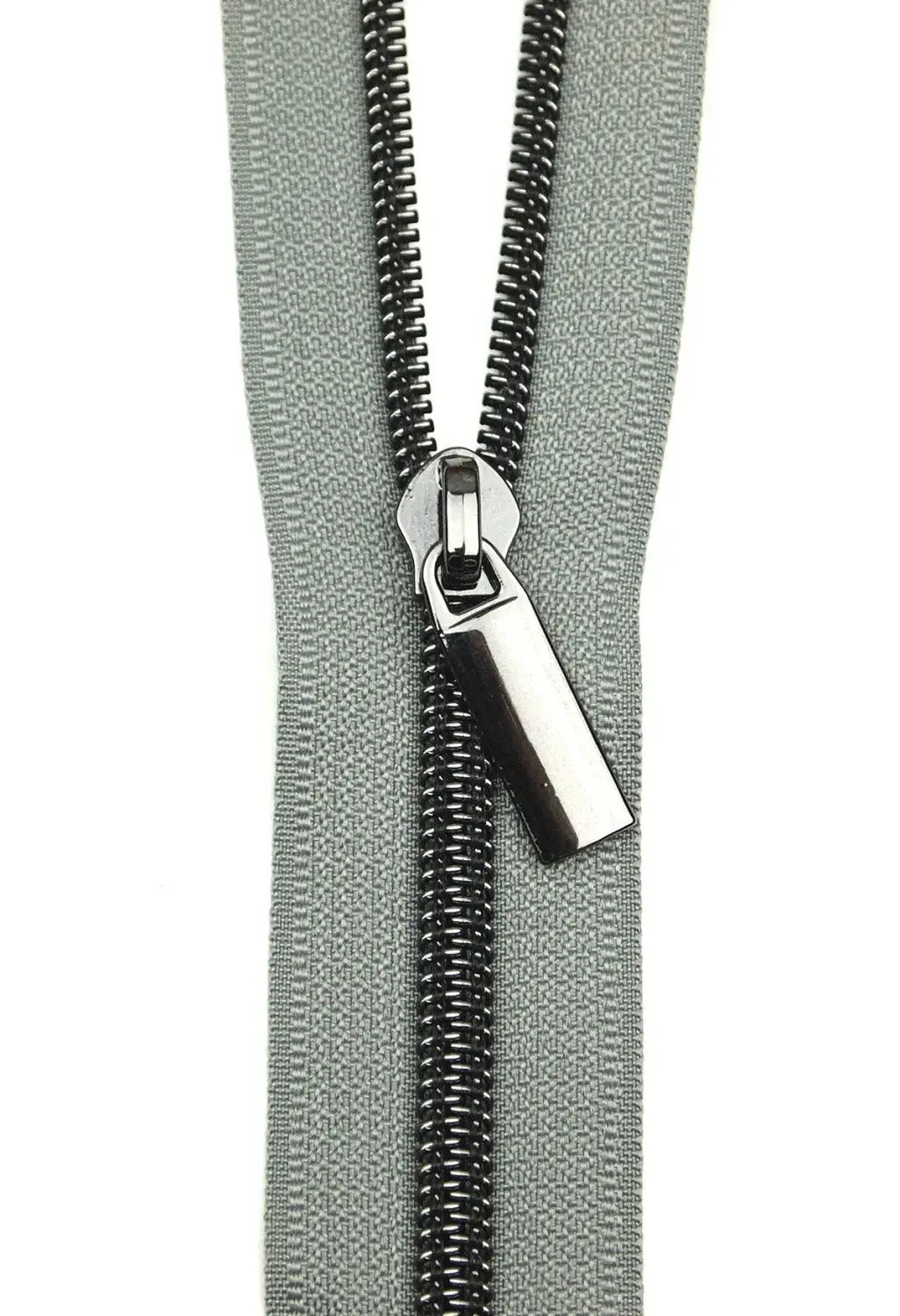 Grey Nylon Coil Zippers | Sallie Tomato