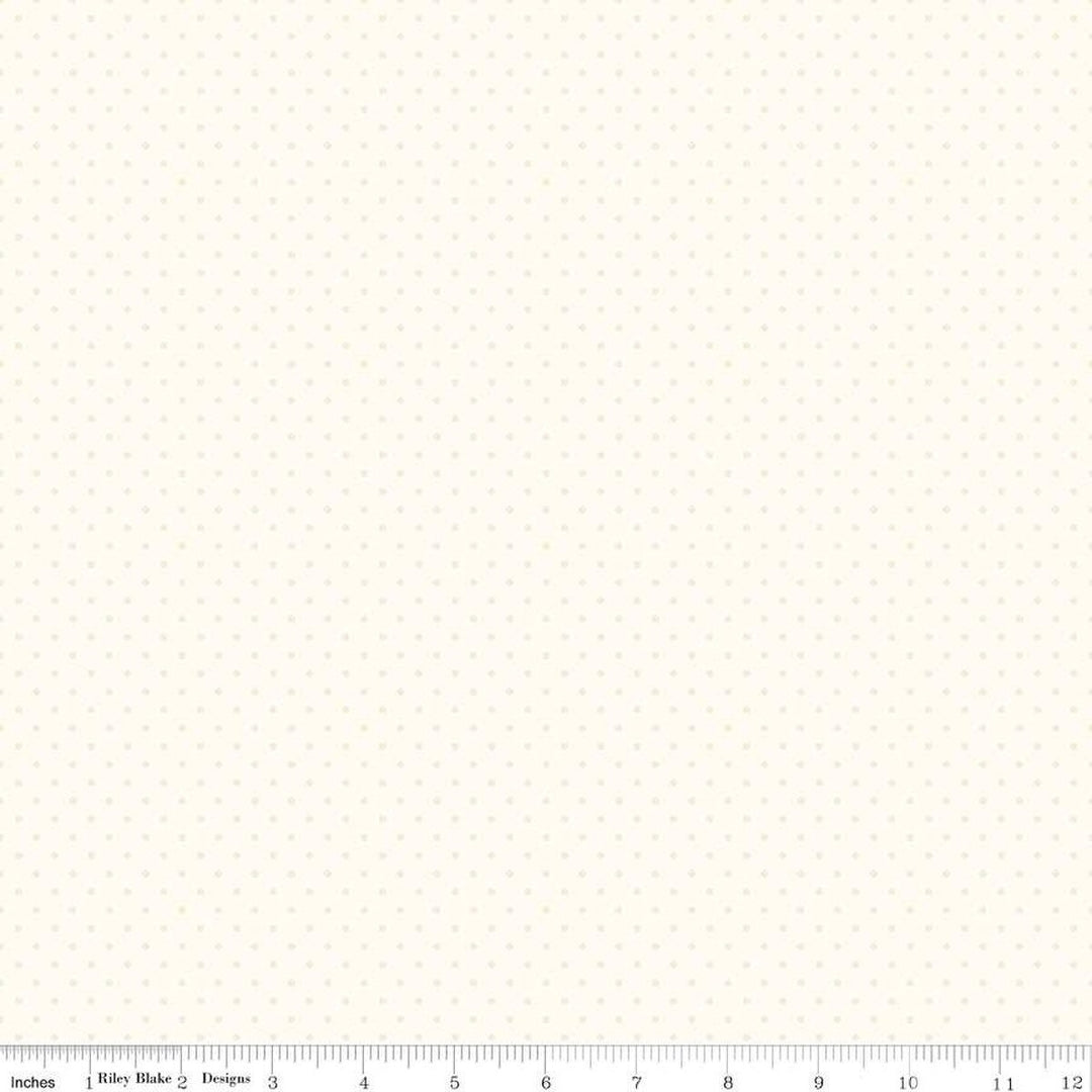 Le Creme Swiss Dot in Cream | Swiss Dot | C600-01 CREAM