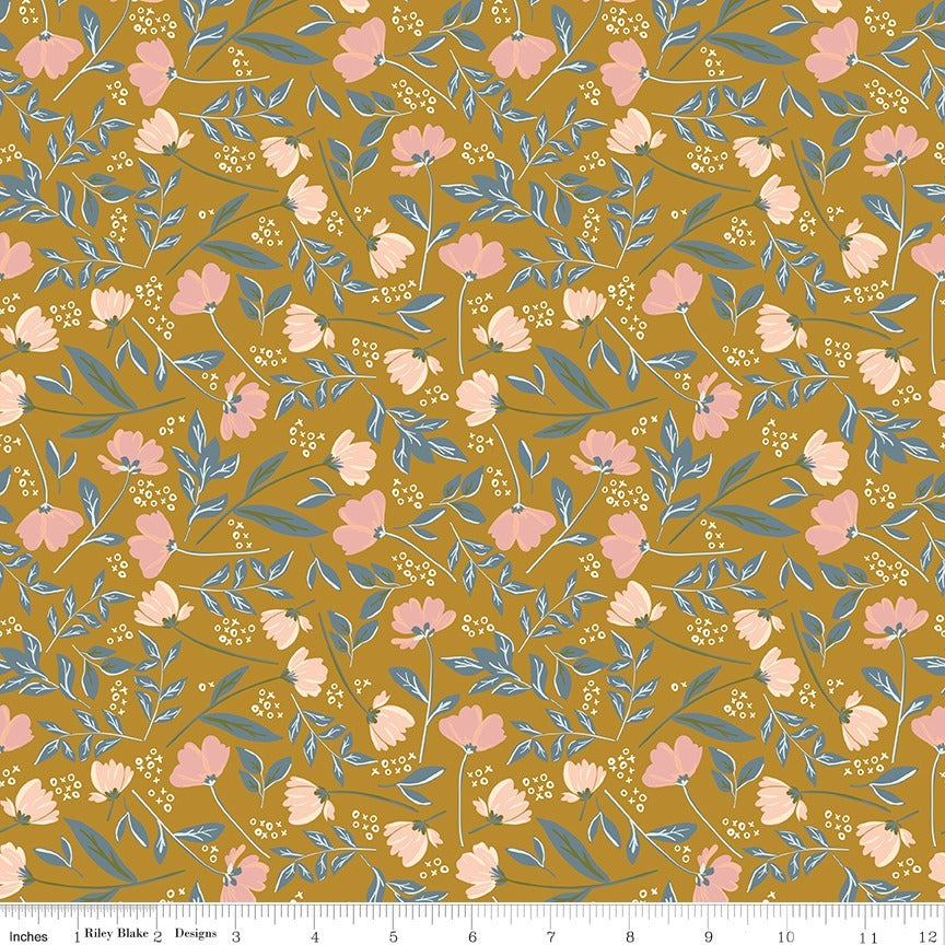 Main in Butterscotch | Petals and Hazel | C18220-BUTTERSCOTCH