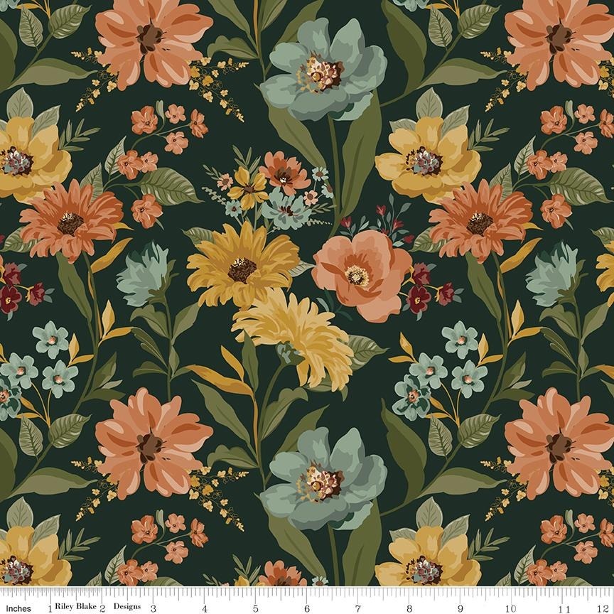 Main in Dark Green | Worth Repeating | Riley Blake Designs | C18260-DKGREEN