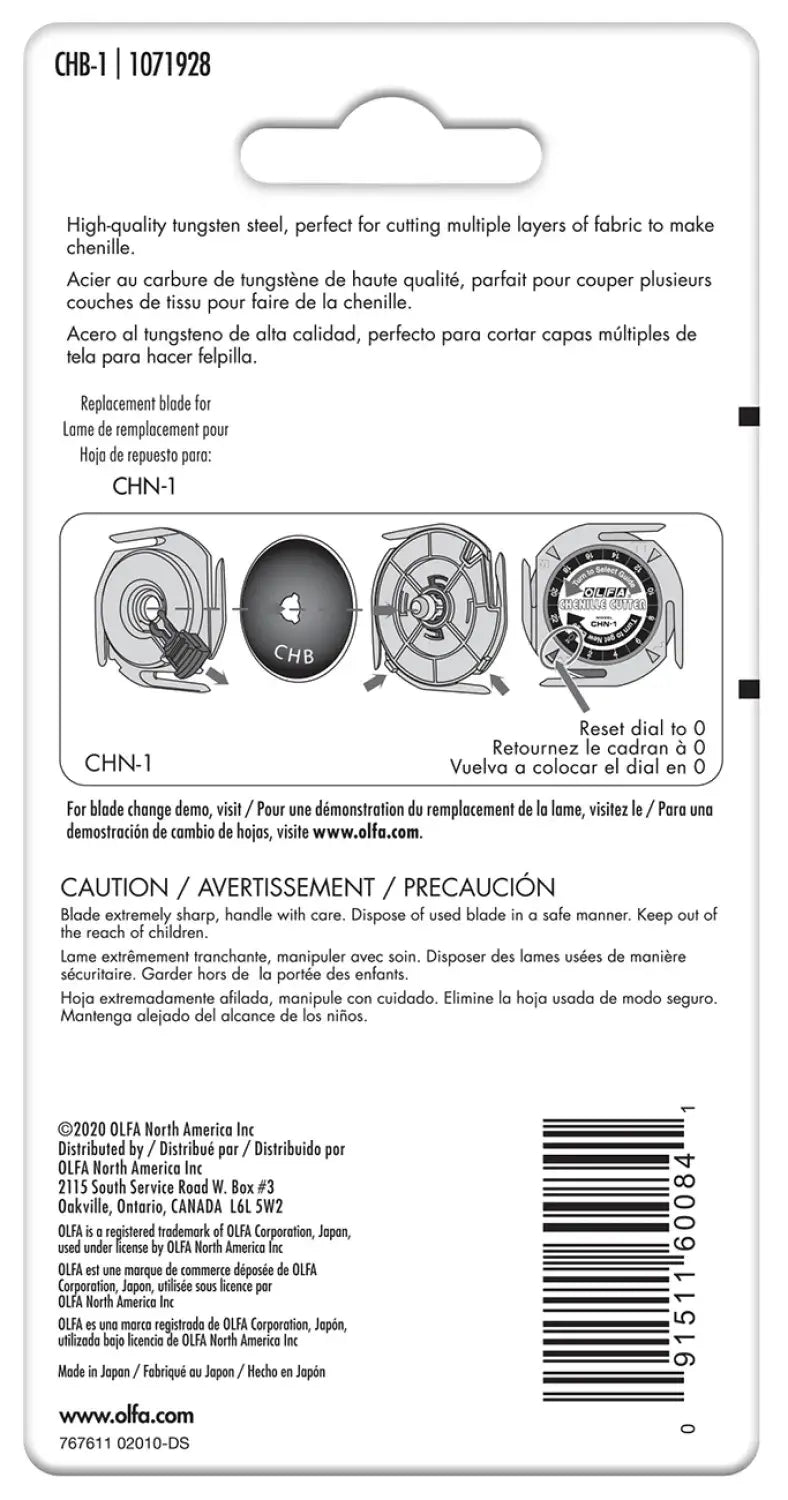 Olfa 1 Pack 45mm Pinking Blade