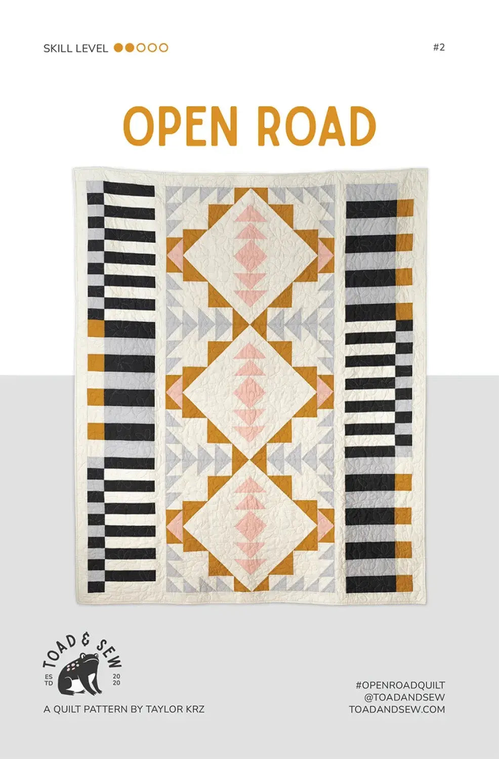 Open Road Quilt Pattern | Toad &amp; Sew