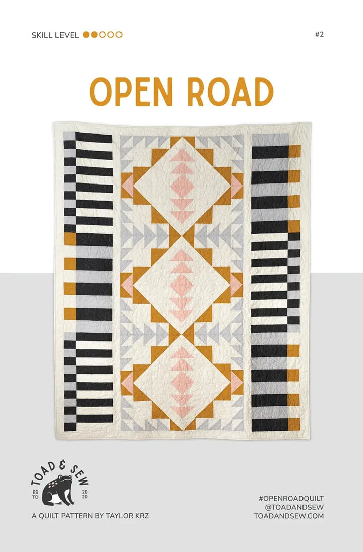 Open Road Quilt Pattern | Toad &amp; Sew