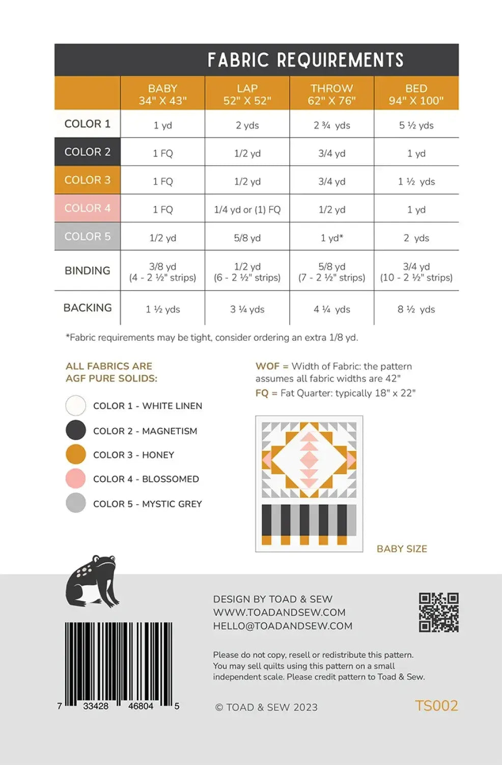 Open Road Quilt Pattern | Toad &amp; Sew
