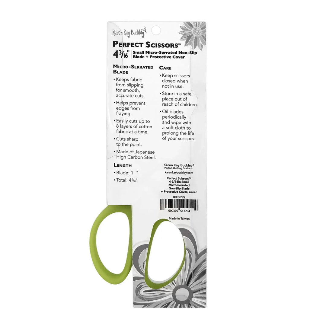 Perfect Scissors Karen Kay Buckley 4 inch Small Green