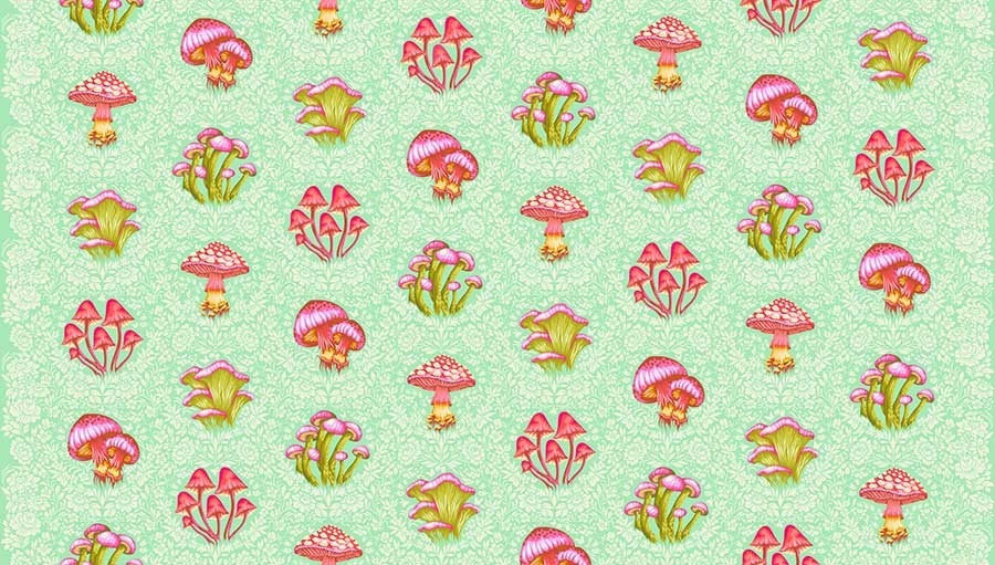 Pre-Order Morel Support in Afterglow | Down to Earth by Tula Pink | PWTP293.AFTERGLOW