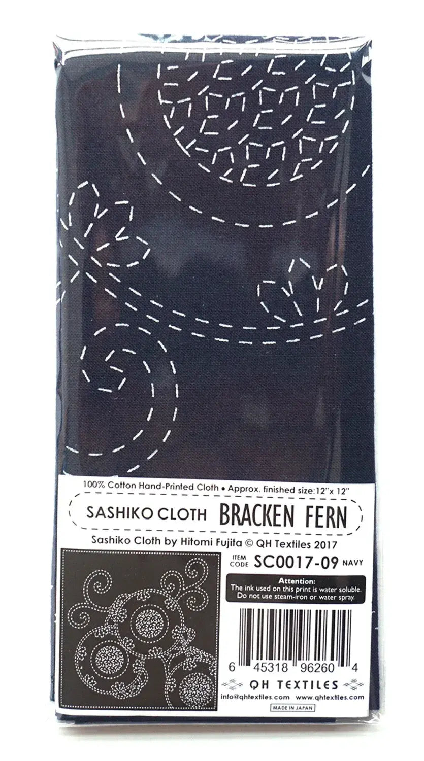 Sashiko Cloth Braken Fern