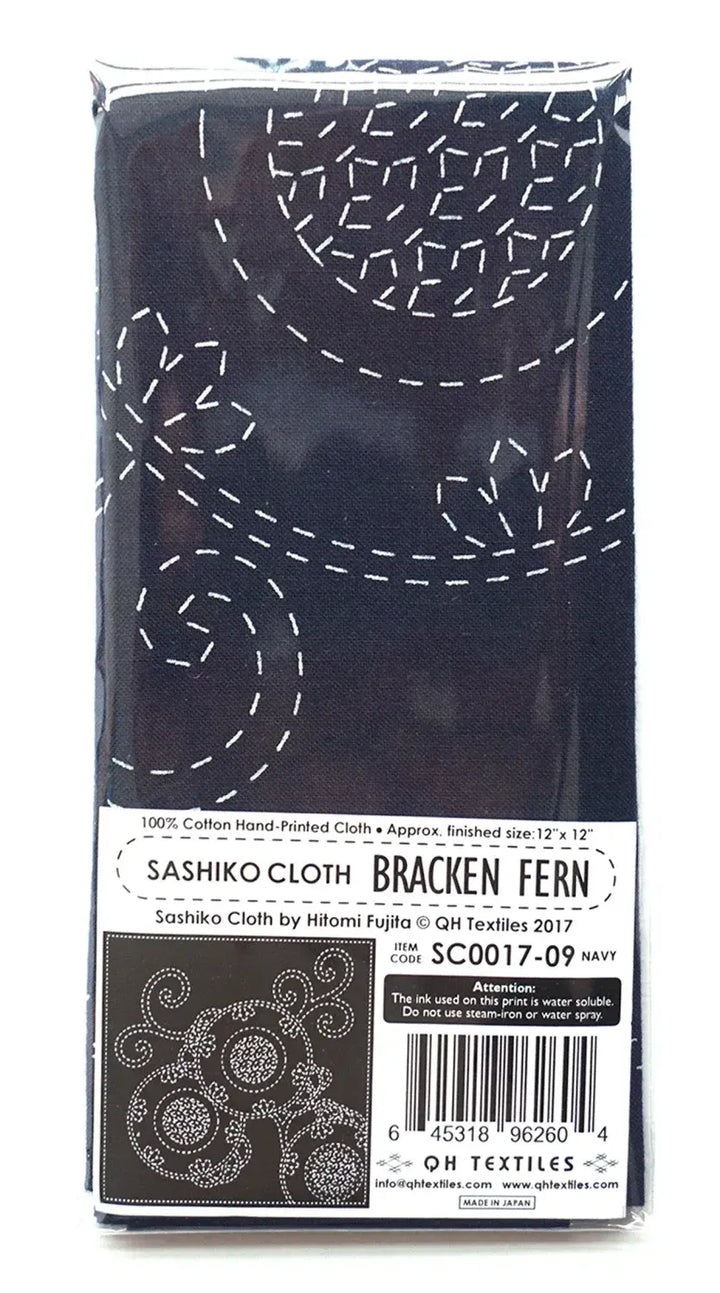 Sashiko Cloth Braken Fern