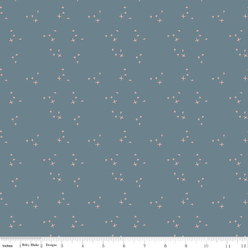 Scatter in Blue | Petals and Hazel | C18225-BLUE