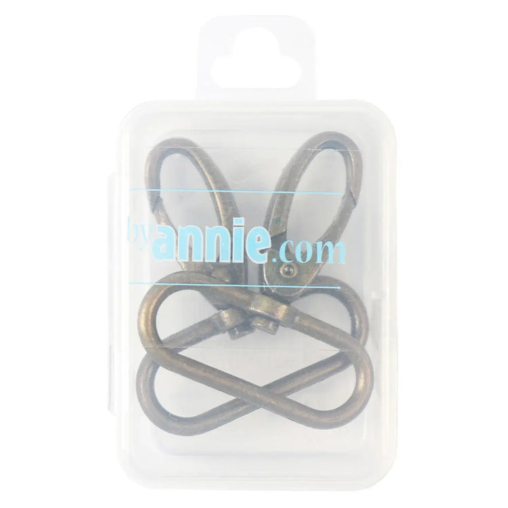 Swivel Hook 1-1/2in Antique Brass Set of Two