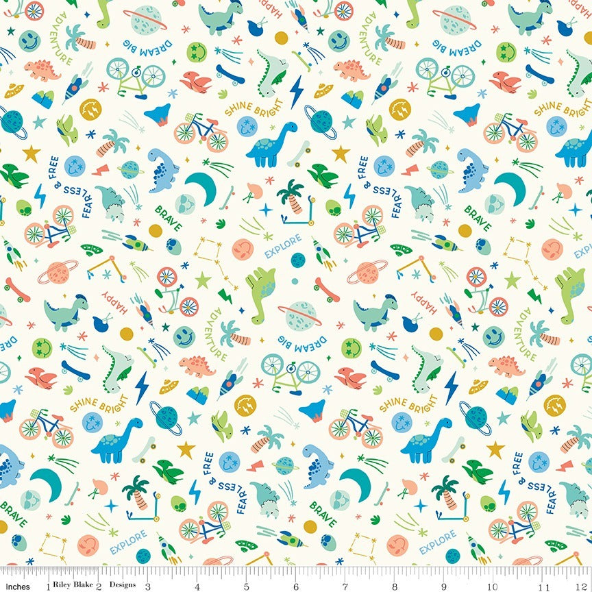 Wild and Free in Cloud | Brave Your Way by Cayla Naylor Designs | C18311-CLOUD
