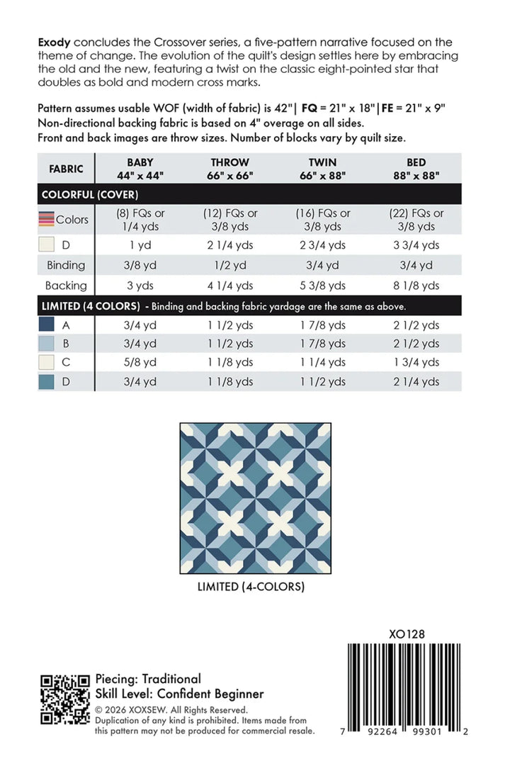 Exody Shift Pattern | XOX Sew