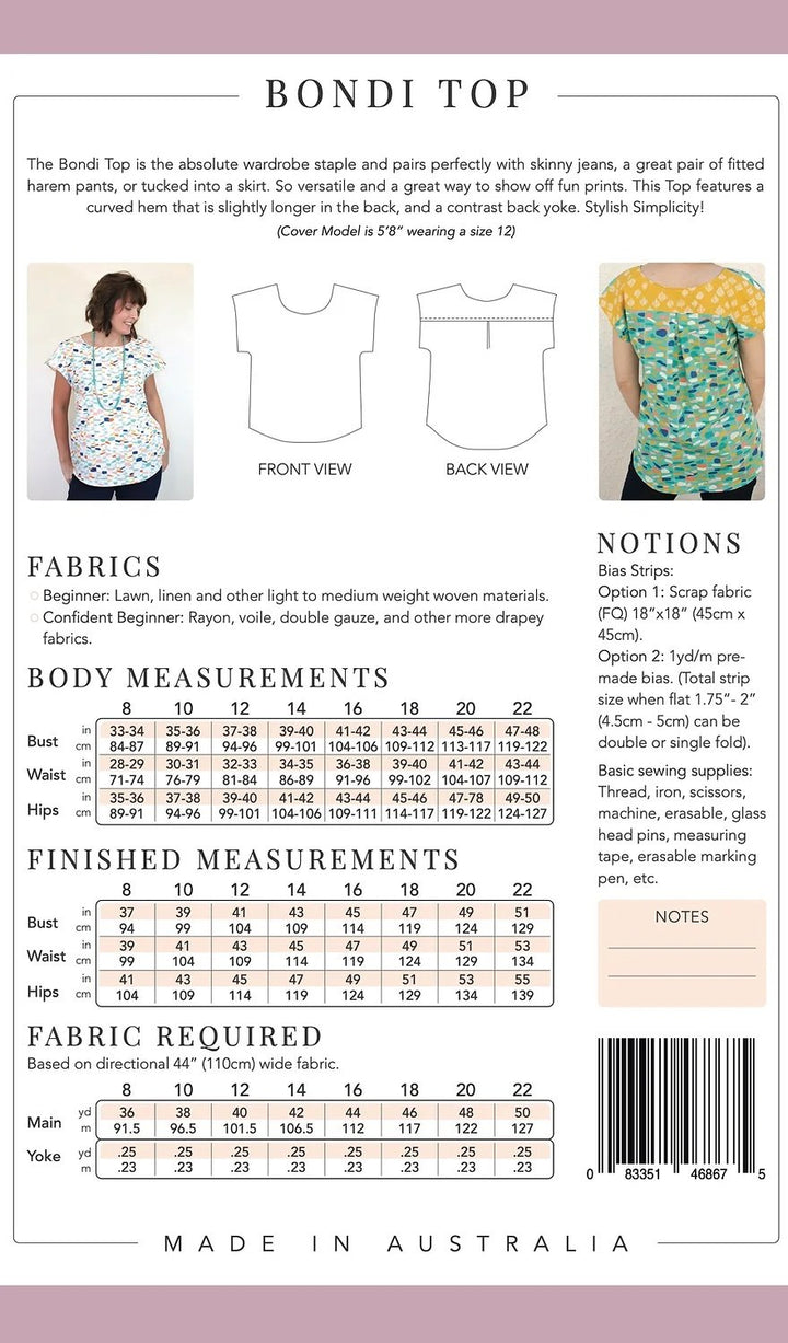 Bondi Top | Sew to Grow